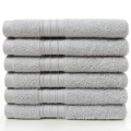 Wholesale Hot Sale Brand Luxury Towel Set Adults 6pc Bath Cotton Towels Set